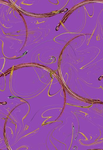 1389506-千丝万缕抽象花卉2