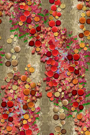 几何印花华亿平台图片