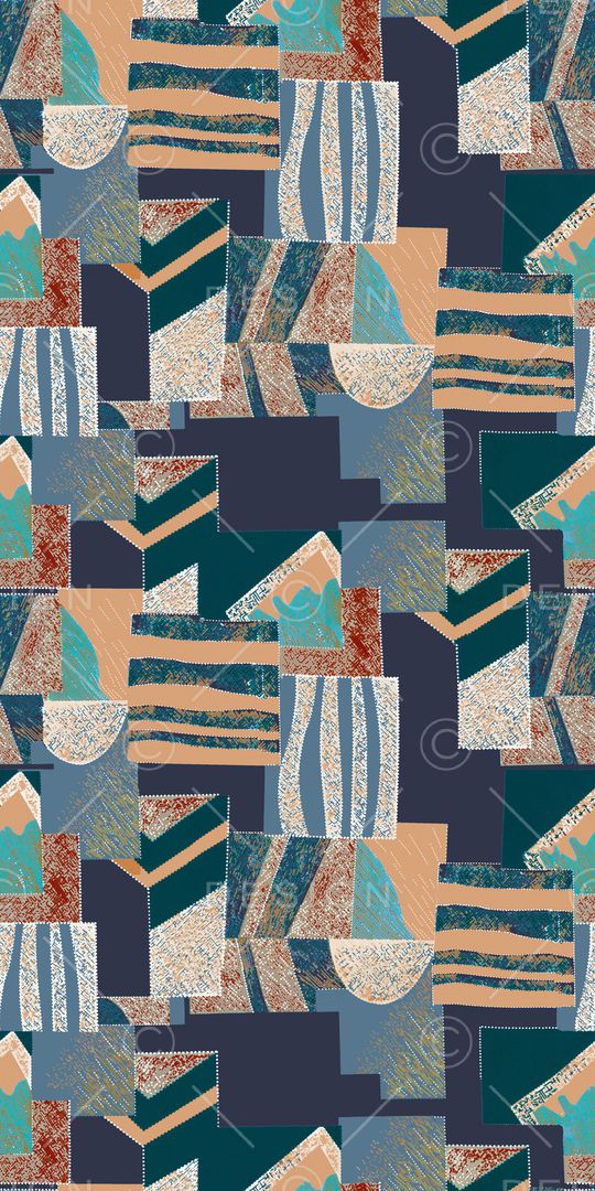 几何印花华亿平台图片