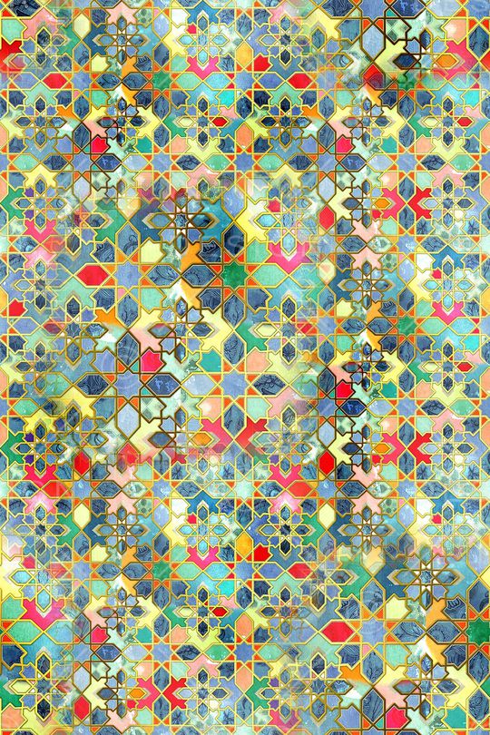 几何印花华亿平台图片