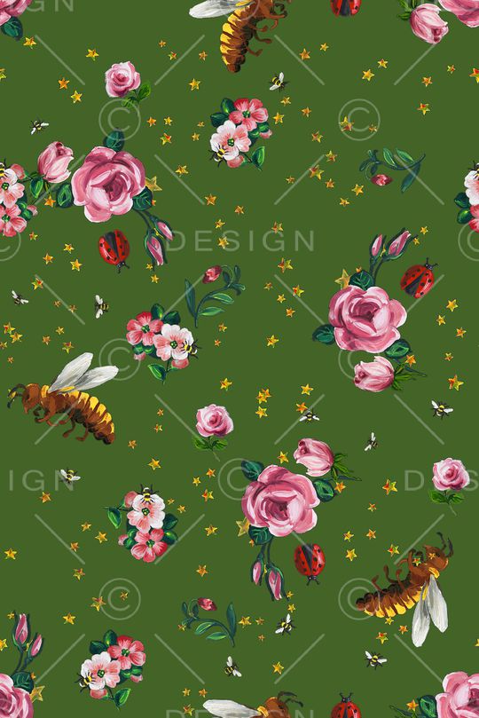 蜜蜂印花华亿平台图片