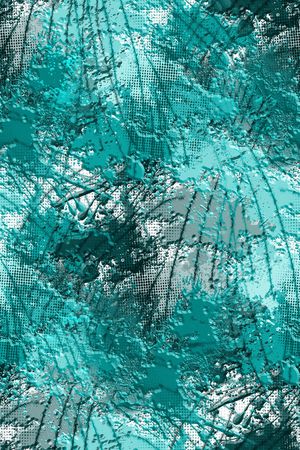 抽象男装印花华亿平台图片