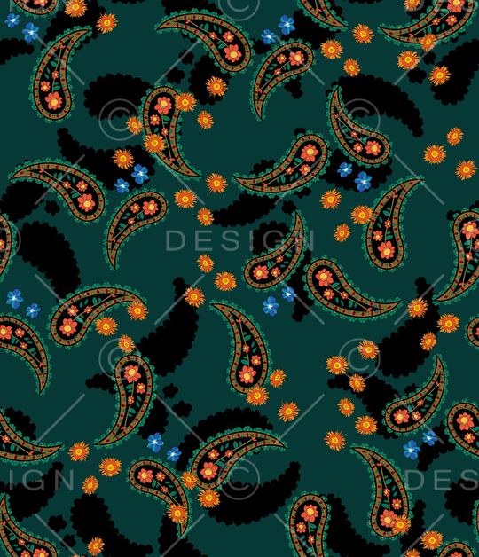 连衣裙印花华亿平台图片