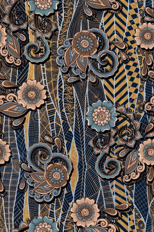 民族风印花华亿平台图片