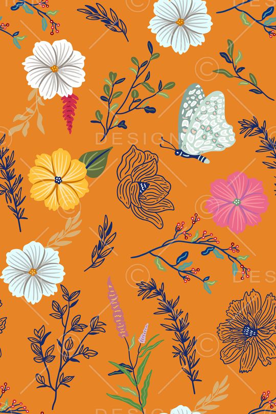 植物印花华亿平台图片