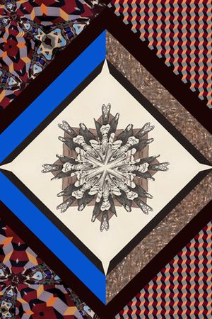 几何印花华亿平台图片