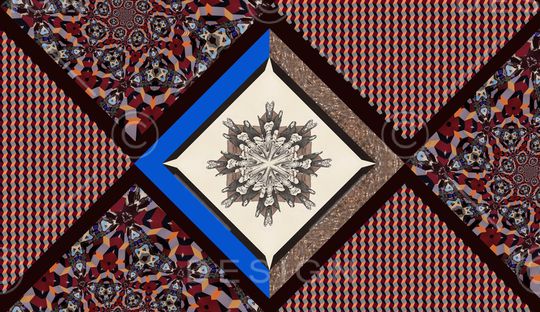 几何印花华亿平台图片