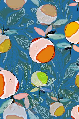 绿植树叶印花华亿平台图片