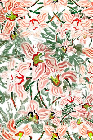 绿植树叶印花华亿平台图片