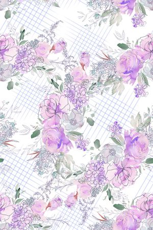 格子印花华亿平台图片