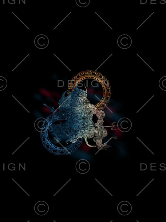 胸前独幅印花华亿平台图片