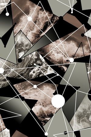 几何印花华亿平台图片