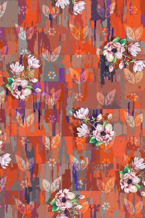 绿植树叶印花华亿平台图片