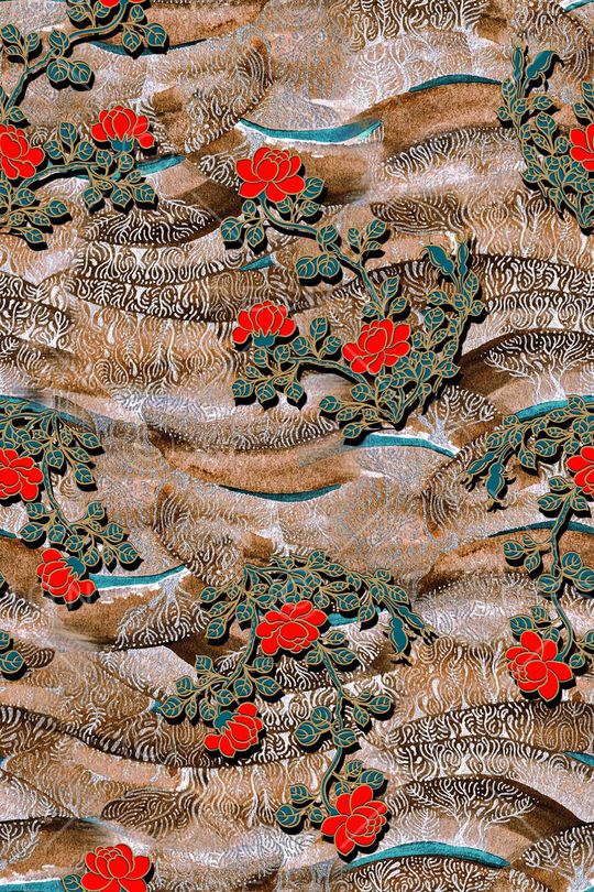 香云纱印花华亿平台图片