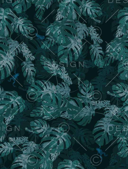 植物印花华亿平台图片