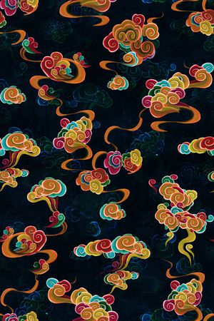 祥云印花华亿平台图片