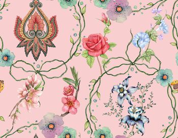 绿植树叶印花华亿平台图片