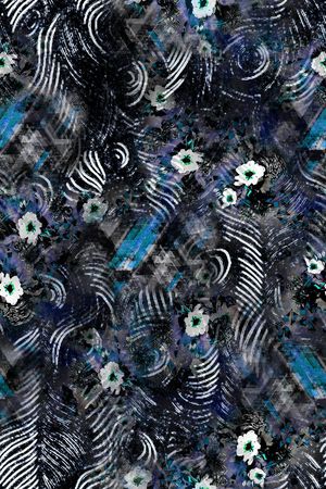 几何印花华亿平台图片