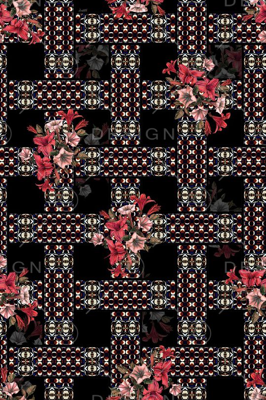 几何印花华亿平台图片