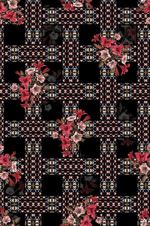 几何印花华亿平台图片