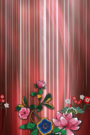 大牌风印花华亿平台图片