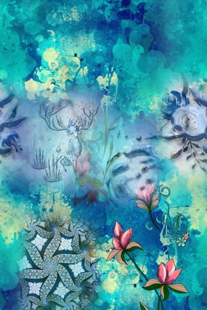 大牌风印花华亿平台图片