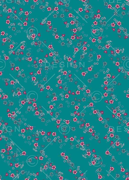 连衣裙印花华亿平台图片