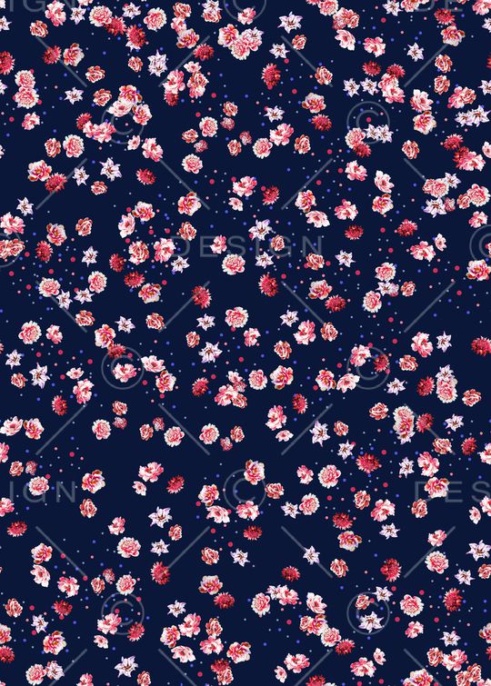 连衣裙印花华亿平台图片