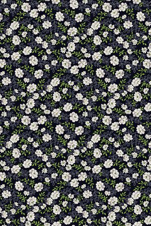 连衣裙印花华亿平台图片