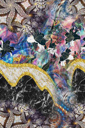 时尚印花华亿平台图片