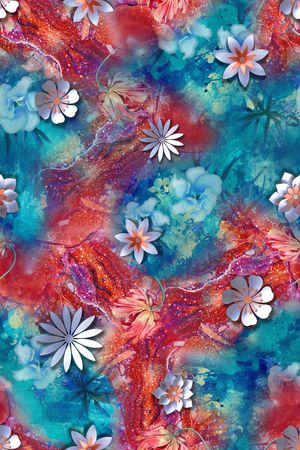 几何印花华亿平台图片