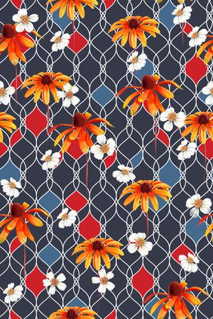 几何印花华亿平台图片