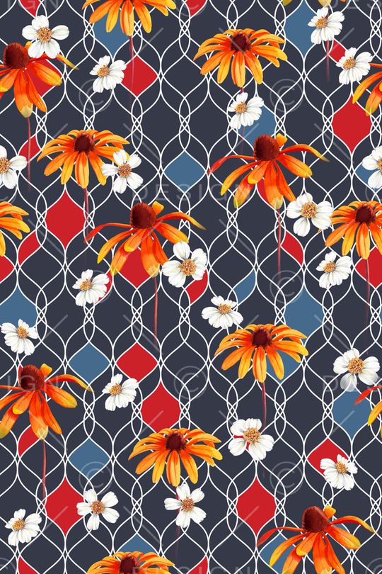 几何印花华亿平台图片