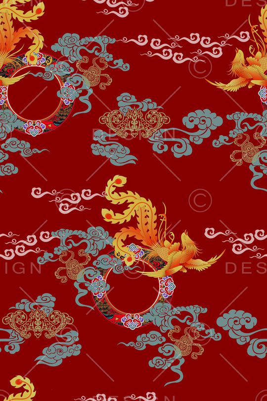 真丝印花华亿平台图片