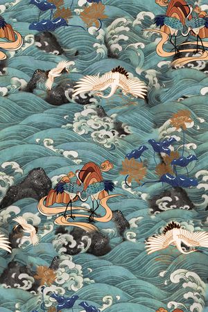 真丝印花华亿平台图片