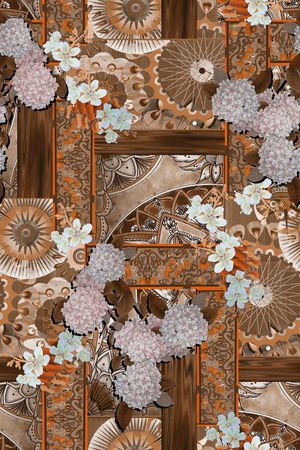 中国风印花华亿平台图片