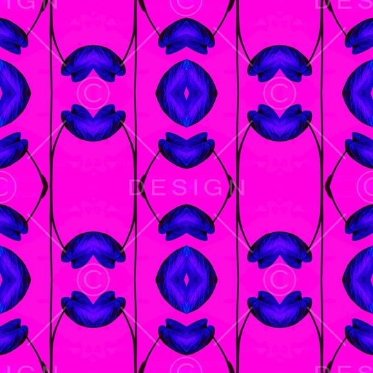 抽象花卉印花华亿平台图片