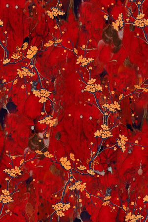 中国风印花华亿平台图片