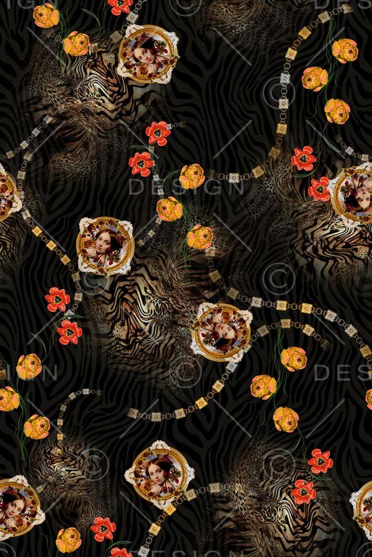 女装印花华亿平台图片