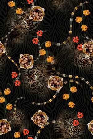 女装印花华亿平台图片