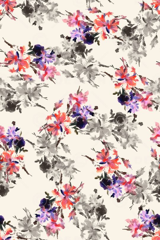 水彩印花华亿平台图片