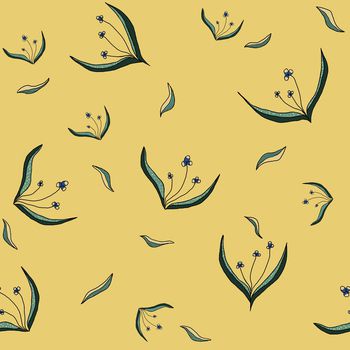 1391450-原创手绘植物花卉四方连续数码华亿平台