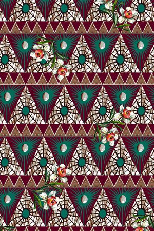 几何印花华亿平台图片