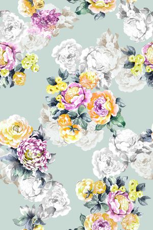 水彩印花华亿平台图片