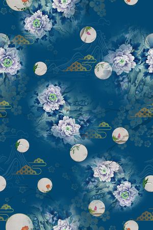 祥云印花华亿平台图片