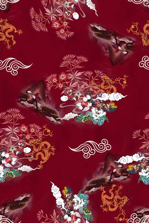 祥云印花华亿平台图片