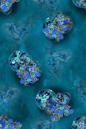 祥云印花华亿平台图片