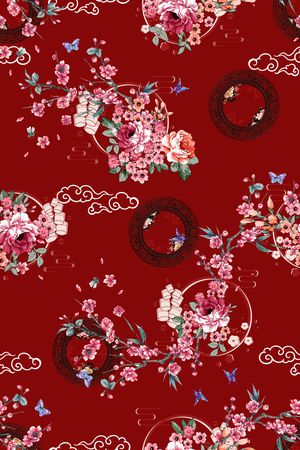 祥云印花华亿平台图片