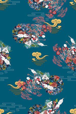 祥云印花华亿平台图片