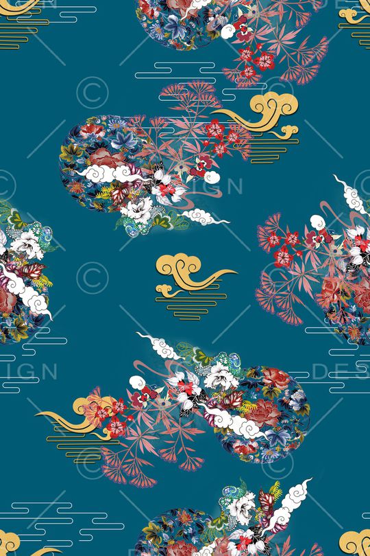 祥云印花华亿平台图片